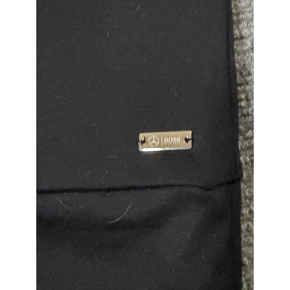 Hugo Boss Shirt Mens XL Black Mercedes AMG Petronas Mock Neck Zip Tee Racing - Picture 2 of 9